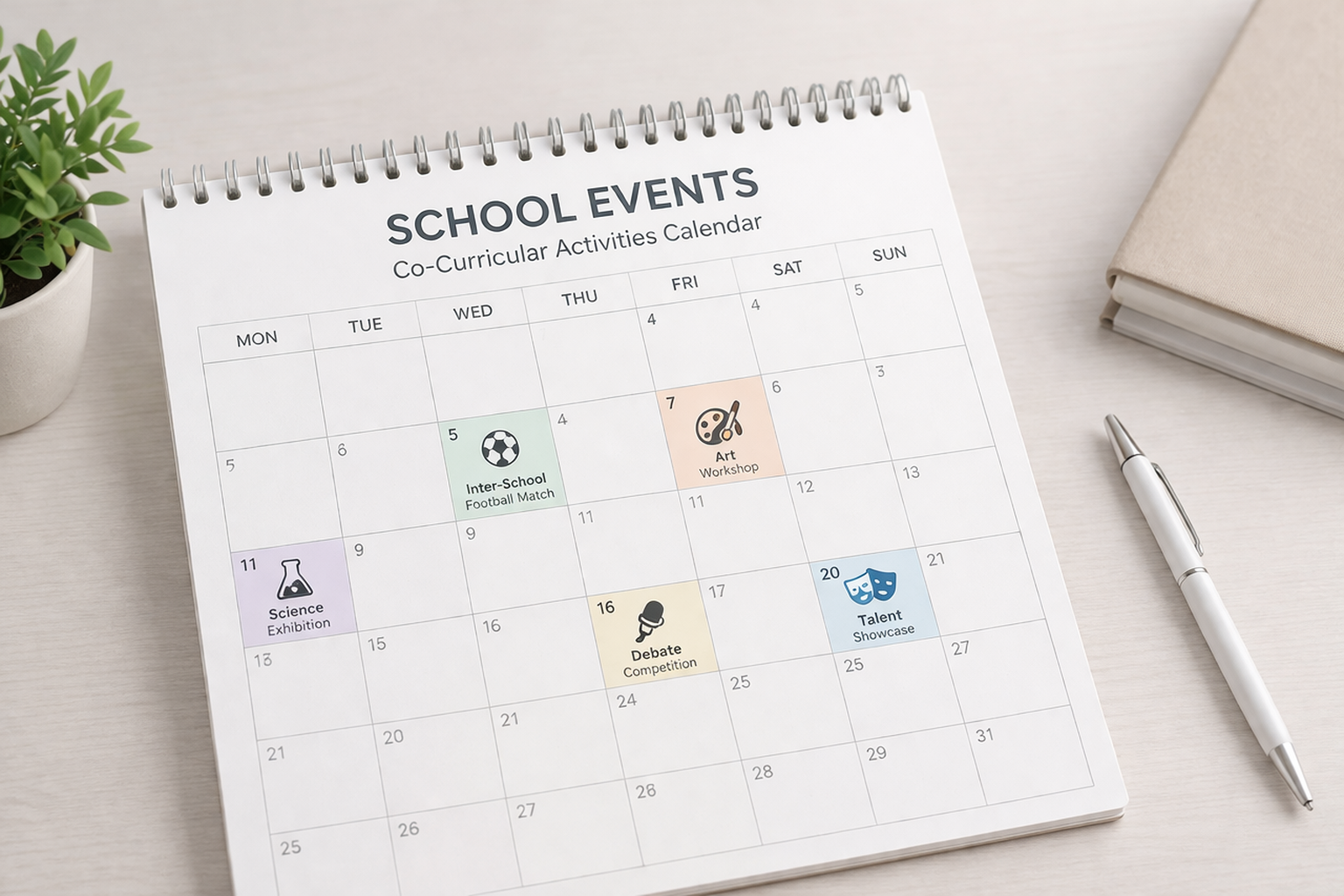School Events Calendar